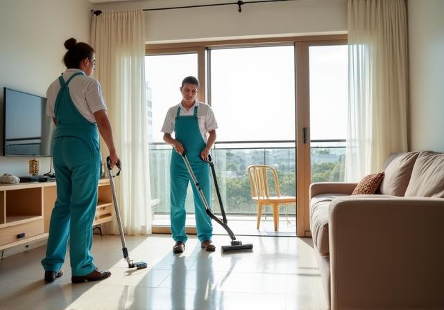 Servicio de limpieza profesional en un hogar moderno de Madrid